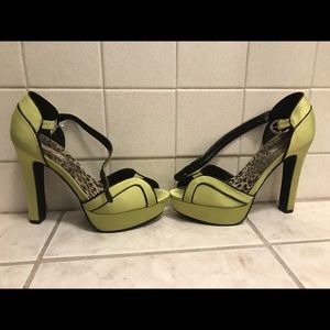 Lightly Used Lime Green Pumps, Size 9